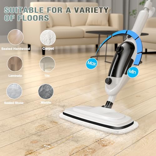 11-in-1 Steam Mop, Powerful Handheld Steam Cleaner for Home with 23FT Cord - Image 5
