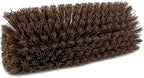 SPARTA Multi-Level Tile Scrub Brush 12" Wide Brush Head, Heavy-Duty Tile Cleaning Brush with End Bristles for Commercial Tiles, Tubs and Floor, Plastic, 12 Inches, Brown, (Pack of 12) by SPARTA