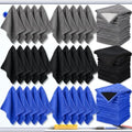 Tudomro 30 Pcs Magnetic Microfiber Cleaning Cloth, Black, Gray,Blue by Tudomro