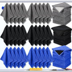 Tudomro 30 Pcs Magnetic Microfiber Cleaning Cloth, Black, Gray,Blue by Tudomro