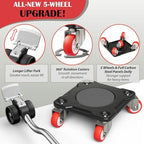 ONEON Heavy Duty Furniture Movers with Wheels & Lifter (5 SGL Wheels) - Image 2