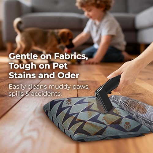 Rosewill Multi-Purpose Portable Carpet and Upholstery Cleaner, Powerful Suction 17 KPa Spot Cleaner, 550W Motor, Car and Auto Detailer, Stain/Spot Remover; Versatile Use: Carpet, Sofa, Pet Hair - Image 4