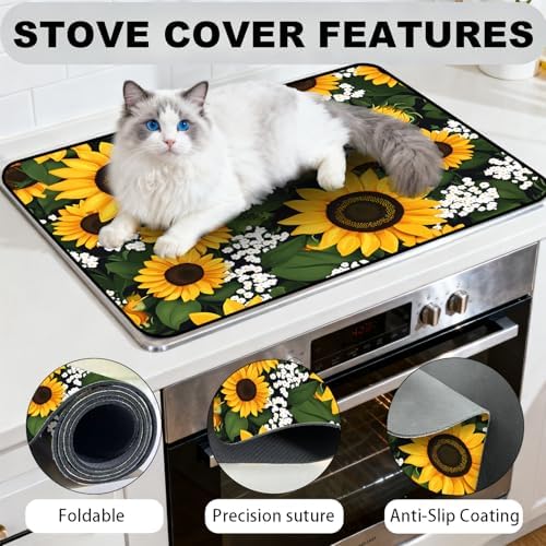 Stove Top Cover,28.5"L x 20.40"W,Heat Resistant Cooktop Protector Mat - Image 5