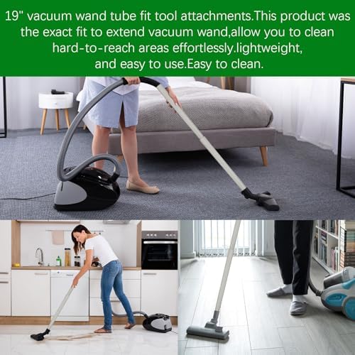 2 Pack 19 inch Vacuum Extension Wand Attachments,1.25" Extension Pipe for Vacuum Cleaner Replacement Tubes Compatible with Oreck Vacuum Hose Parts - Image 4