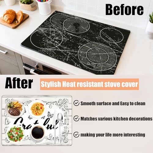 28"x20" Anti-Slip Electric Stove Top Cover - Image 2
