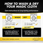 Microfiber Magic Cloth, Streak-Free Glass & Window Cleaning Cloth, 6-Pack - Image 6