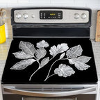 Stove Top Cover for Electric Stove,Glass Stove Top Cover, Heat Resistant Glass Cooktop Cover, Stovetop Protector, Kitchen Decor, Dish Drying Mats Cover for Ceramic Washer Top 28.5x20.5 inch by GIVEYOUTHEBEST