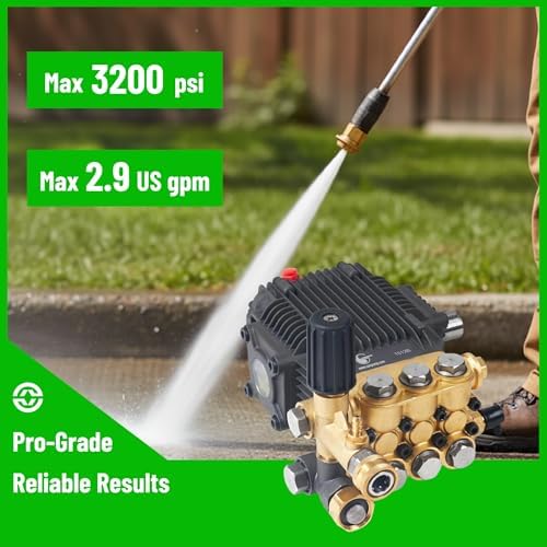 Canpump CF 3230 S: 3200 psi @ 2.9 US gpm, 24 mm Shaft Pressure Washer Pump - Image 7