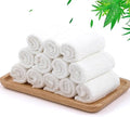 Dish Washcloths 12 Pack,Terry Reusable Cleaning Cloth,14''x10'',White by Jeffsun