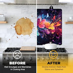 Stove Top Cover for Electric Stove,Glass Stove Top Cover, Heat Resistant Glass Cooktop Cover, Stovetop Protector, Kitchen Decor, Dish Drying Mats Cover for Ceramic Washer Top 28.5x20.5 inch - Image 5
