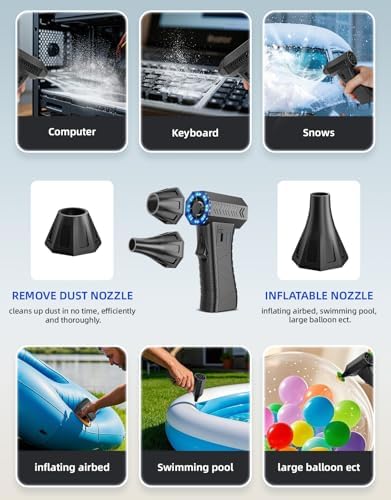 Compressed Air Duster - 300000RPM Super Power Electric Air Duster - Image 2
