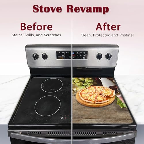 Electric Stove Top Cover Protector,Red Wine Grapes Glass Flat Top Stove Mat,Heat-Resistant Oven Induction Cooktop Mat for Ceramic Countertop Mats Dish Drying Mat - Image 4