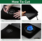 3Pcs Stove Guard for Gas Stoves, 0.3mm Stove Top Covers for Gas Burners, Easy-Clean Reusable Stove Surface Shields-Heat-Resistant Gas Range Protectors, Burner Covers for Gas Stovetop - Image 4