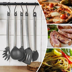 Kitchen Utensil Set-Silicone Cooking Utensils-33 Kitchen Gadgets & Spoons for Nonstick Cookware-Silicone and Stainless Steel Spatula Set-Best Kitchen Tools, Useful Pots (Grey) - Image 4