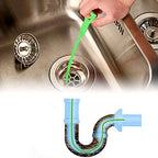 Drain Clog Remover - Gutter Cleaning Tools Drain Cleaner for Toilet Sewer Shower Kitchen Bathroom Tub Clogged Drains Opener Cleaning Tool, Flexible Grabber Claw Pick Up Reacher (7-in-1) - Image 7