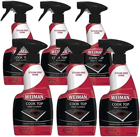 Weiman Apple Scent Cooktop Cleaner 12 oz Spray (Pack of 6) by Weiman