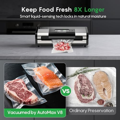 FRESKO Automatic Vacuum Sealer for Food, Hands-Free Operation - Image 6