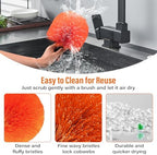 30FT Reach Cobweb Duster with Extension Pole,Spider Web Brush for Cleaning - Image 5