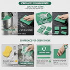 Bulk Heavy Duty Scouring Pads with Emery, 6" x 4" Large Green Scrub Pads for Kitchen Cleaning, Durable Polyester Abrasive Dish Scrubber for Pot, Pan, Grill and Stove,(40Count) - Image 6