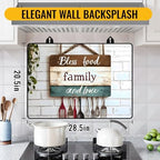 Stove Top Cover for Electric Stove,Glass Stove Top Cover, Heat Resistant Glass Cooktop Cover, Stovetop Protector, Kitchen Decor, Dish Drying Mats Cover for Ceramic Washer Top 28.5x20.5 inch - Image 2