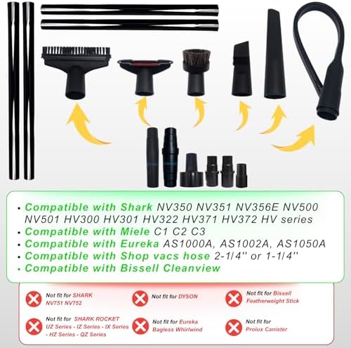 Household Cleaning Kit Attachments Vacuum Cleaner Accessories Universal Vacuum Hose Adapters Flexible Crevice Tool for Dryer Lint Vent Trap Cleaner - Image 2