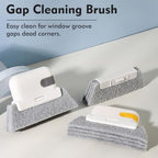 2pcs Window Cleaning Brush,Multifucation Groove Cleaning Brush for Household Use, 3-in-1 Window Sliding Door Track Cleaner, Sill, Tile Lines, Shutter, Car Vents, Keyboard, Small Spaces Clean Kit - Image 4