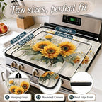 Stove Top Cover,28.5"L x 20.15"W,Heat Resistant Cooktop Protector Mat - Image 2