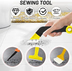 18pcs Grout Removal Tool with Upgraded Handle Removal Tool with Cleaning Brush Effortless Tile Grout Cleaner for Bathroom, Shower, Floor Repair - Image 4