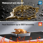 30"x21" Black Fireproof Electric Stove Cover, Glass Cooktop Protector - Image 5