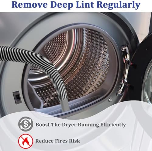Dryer Vent Lint Removal Tool Vacuum Attachments Hose for Dyson - Image 4