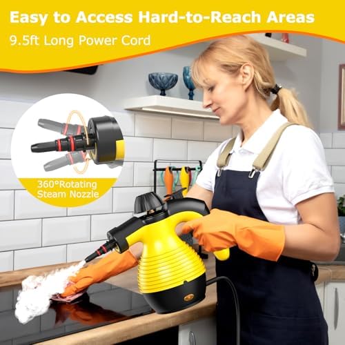 COSTWAY Handheld Steam Cleaner, 1050W Portable Household Steamer - Image 2