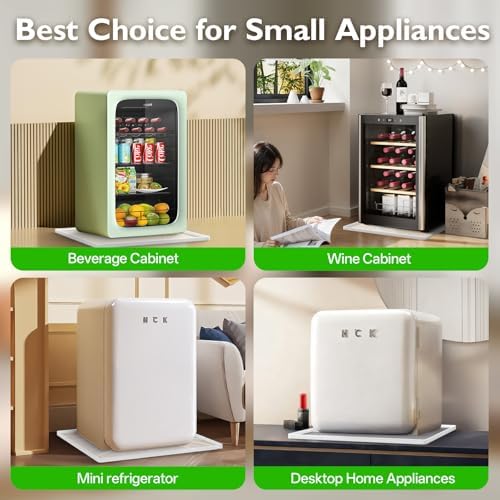 Mini Fridge Silicone Mat,19.7"x19.7"x0.5" Under Refrigerator Mat, Mini Fridge Drip Pan Prevent Water Leakage,Floor Damage,Protect Mat for Small Fridge,Refrigerator,Freezer-Translucent - Image 6