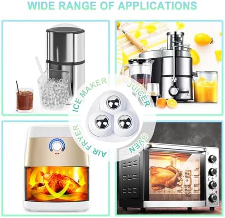 Self Adhesive Appliance Sliders 8 Pack Kitchen & Furniture Rollers - Image 3
