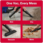 Koblenz WD-12 L4 Wet Dry Vacuum Cleaner, 12 Gallon 5.5 PHP - Image 3