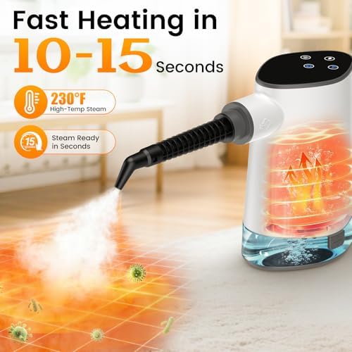 Handheld Steam Cleaner with Safety Lock & 10PCS Accessories - Image 3
