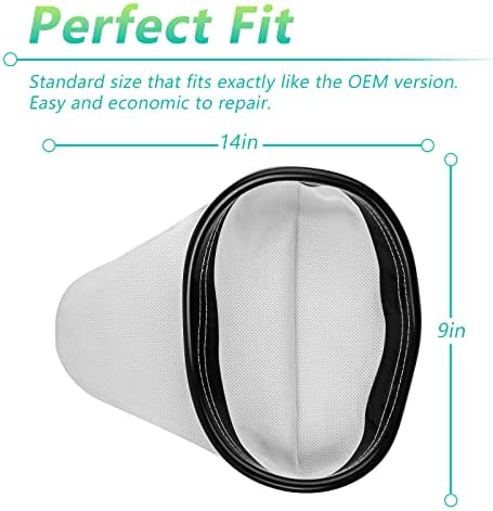 2KE2105000 Cloth Bag Liner for Hoover Royal Shoulder Vac Commercial, 4 Pack - Image 3