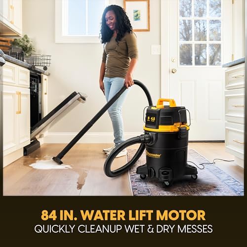 Vacmaster Professional VDK611PF 0201 6 Gal Wet/Dry Vac Self-Cleaning Filter - Image 3