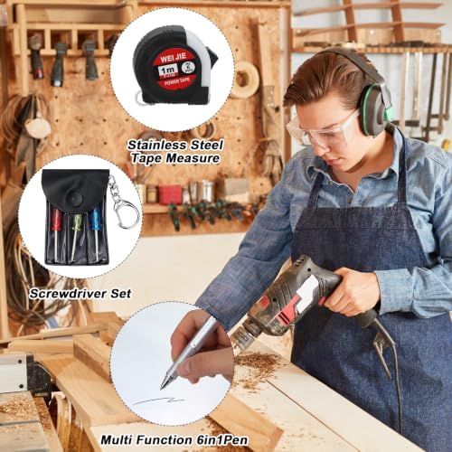 66 Pcs Baby Shower Prizes for Men with Tool Pen Bottle Opener Wine Glass Screwdriver Sunglasses Cleaning Cloths Combs Party Favors for Winners Baby Shower Game Winners Bachelor Party Favors - Image 4