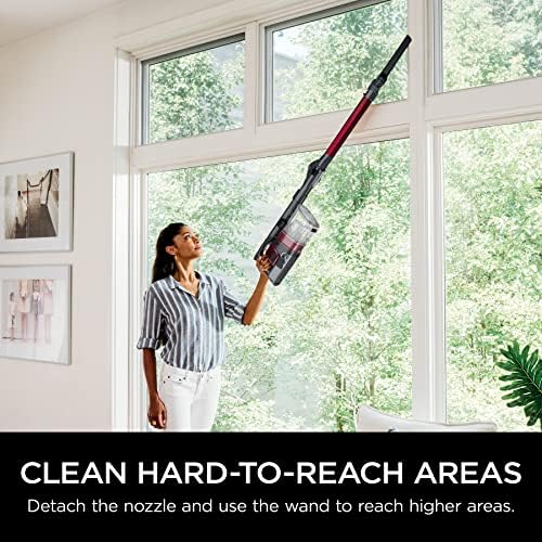 Shark Pet Plus Cordless Stick Vacuum, Raspberry, IZ163H - Image 3