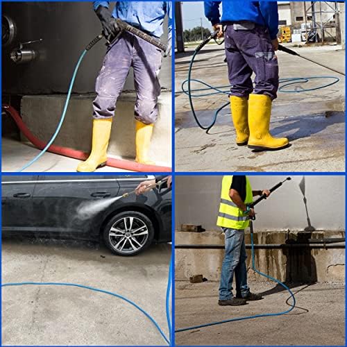 FIXFANS Pressure Washer Hose 50 FT X 1/4", Kink Resistant Power Washer Hose - Image 6