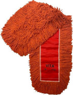 Industrial Dust Mop Kit – Includes 60 Inch Orange Twisted Closed Loop Mop Head, Wood Handle, and Heavy-Duty Wire Frame – Commercial Grade for Janitorial & Facility Cleaning - Image 5
