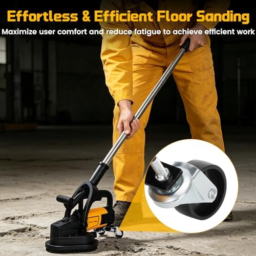 3-Head Concrete Floor Grinder, 3800W Electric Diamond Polisher Machine - Image 5
