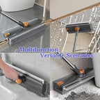Floor Scrub Brush with Squeegee Long Handle 3 in 1 tub Brush 52'' 2026 Upgraded Multi-Functional Stiff Bristle Cleaning Scrub Brush Rotating Tile Brush for Cleaning Bathroom Patio, Pool, Garage - Image 6