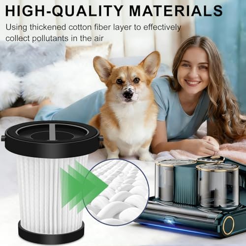 Replacement Filter Compatible with CFBF LW-P1018 Mattress Vacuum Cleaner - Image 5