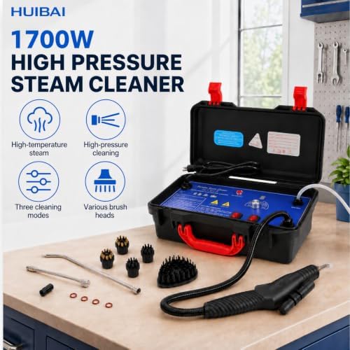 1700W High Pressure Steam Cleaner, Three Cleaning Modes for Home - Image 2