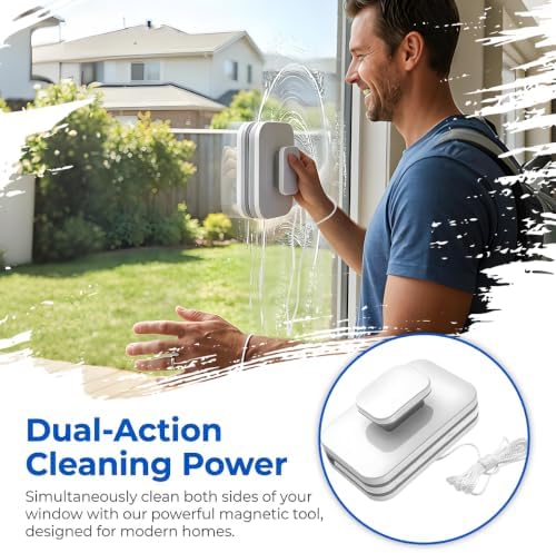 Magnetic Double-Sided Windshield Cleaner with Anti-Fall Rope - Image 5