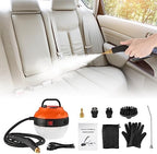 BEAMNOVA Power Car Steamer for Auto Detailing High Pressure Handheld Steam Cleaner with 1.4L 0.37Gal Water Tank 2500W Portable Electric Steam Cleaning Machine Home Use Kitchen Floors Tools by BEAMNOVA