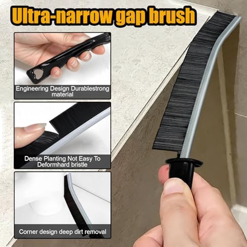 12pcs Crevice Cleaning Brush, Straw Brush for Bathroom, Ktichen and Window - Image 3