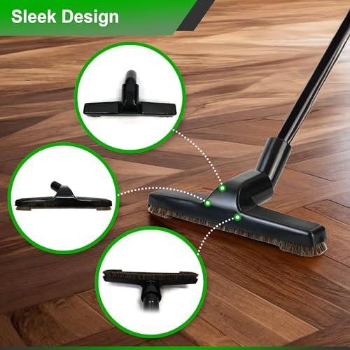 Selgo Universal 1 ¼ Inch (32mm) Black Vacuum Cleaner Floor Brush 10" Wide - Image 4