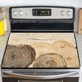 NYZE Stove Top Covers for Electric Stove for Kitchen (Wood Grain Rings) by GIVEYOUTHEBEST